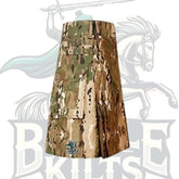 Scottish Khaki Camo Utility Kilt – Handmade Tactical Kilt for Men